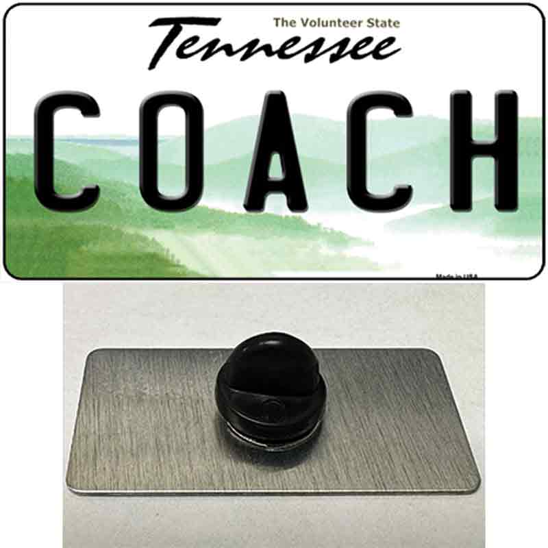 Coach Tennessee Novelty Metal Hat Pin