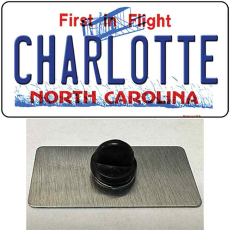 Charlotte North Carolina Novelty Metal Hat Pin