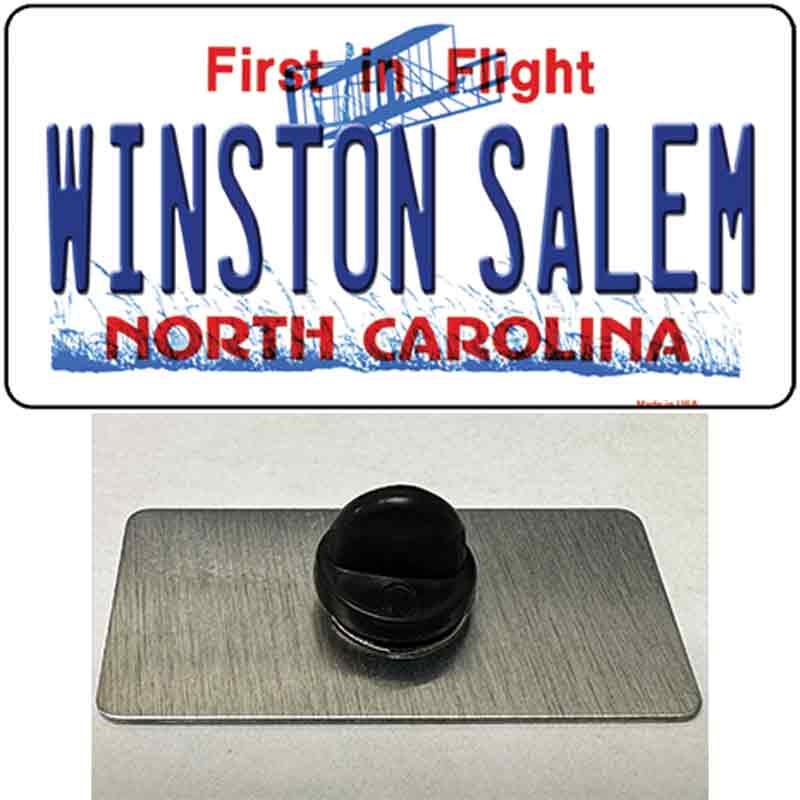 Winston Salem North Carolina Novelty Metal Hat Pin