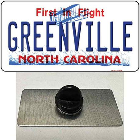 Greenville North Carolina Novelty Metal Hat Pin