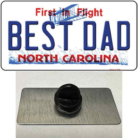 Best Dad North Carolina Novelty Metal Hat Pin