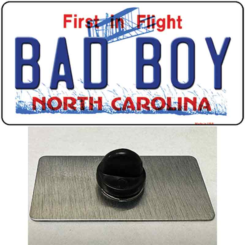 Bad Boy North Carolina Novelty Metal Hat Pin