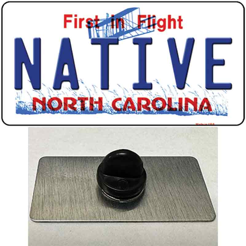 Native North Carolina Novelty Metal Hat Pin