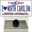 I Love North Carolina Novelty Metal Hat Pin