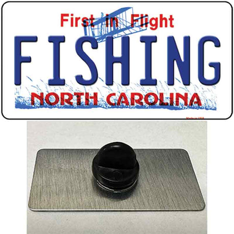 Fishing North Carolina Novelty Metal Hat Pin