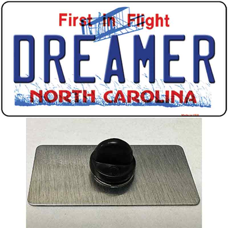 Dreamer North Carolina Novelty Metal Hat Pin