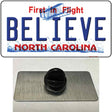 Believe North Carolina Novelty Metal Hat Pin