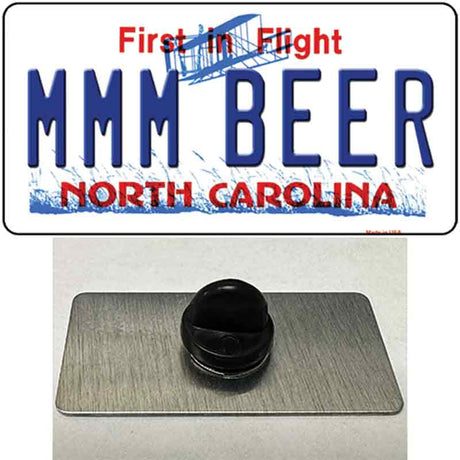 MMM Beer North Carolina Novelty Metal Hat Pin