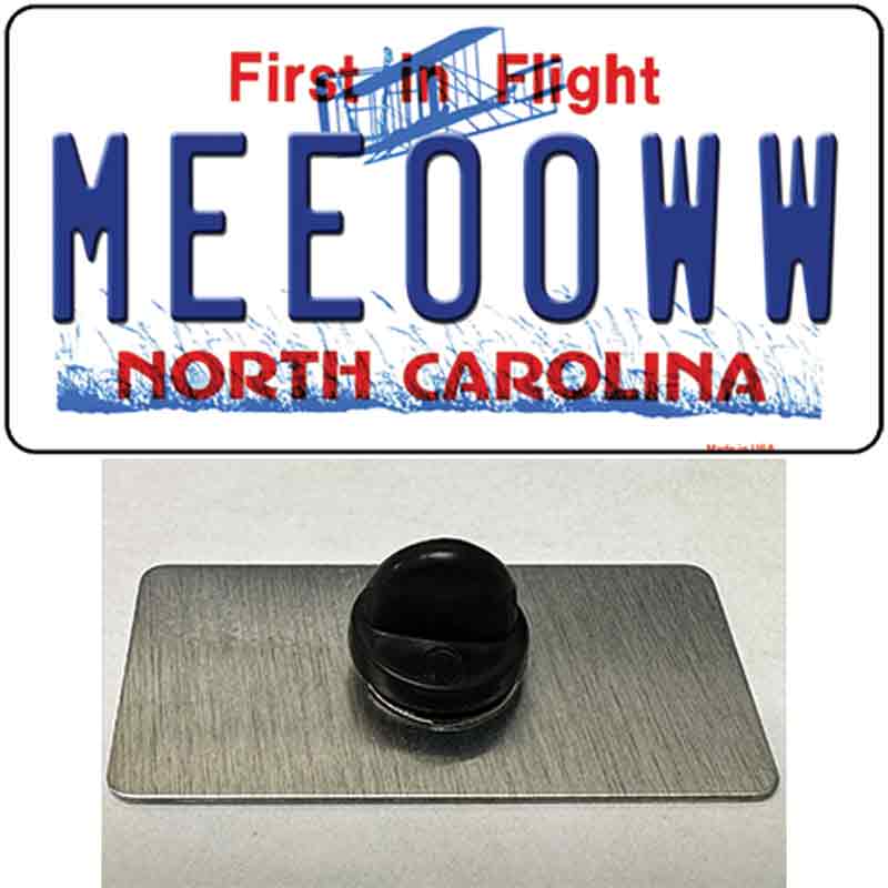 Meeooww North Carolina Novelty Metal Hat Pin