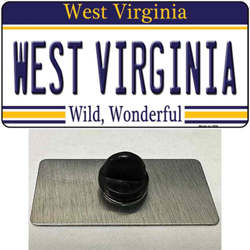 West Virginia Novelty Metal Hat Pin