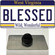 Blessed West Virginia Novelty Metal Hat Pin