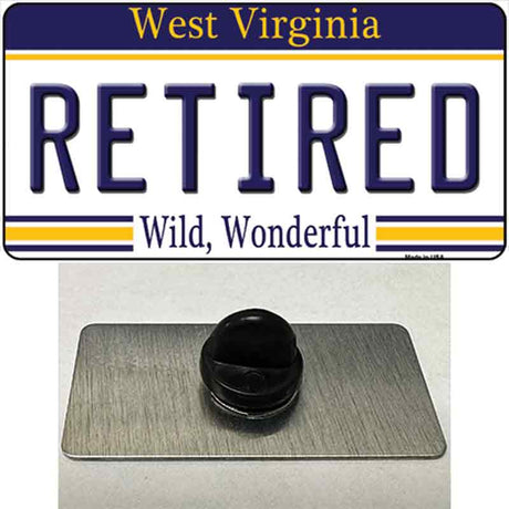 Retired West Virginia Novelty Metal Hat Pin