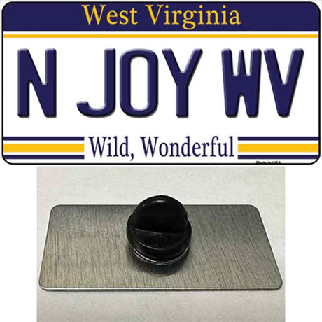 N Joy West Virginia Novelty Metal Hat Pin