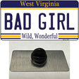 Bad Girl West Virginia Novelty Metal Hat Pin