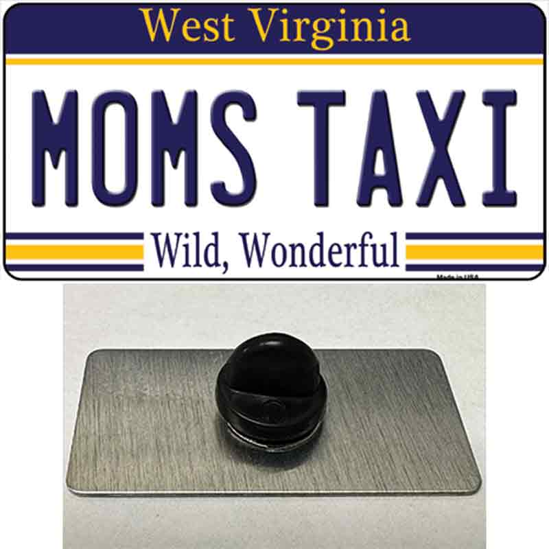 Moms Taxi West Virginia Novelty Metal Hat Pin