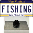 Fishing West Virginia Novelty Metal Hat Pin