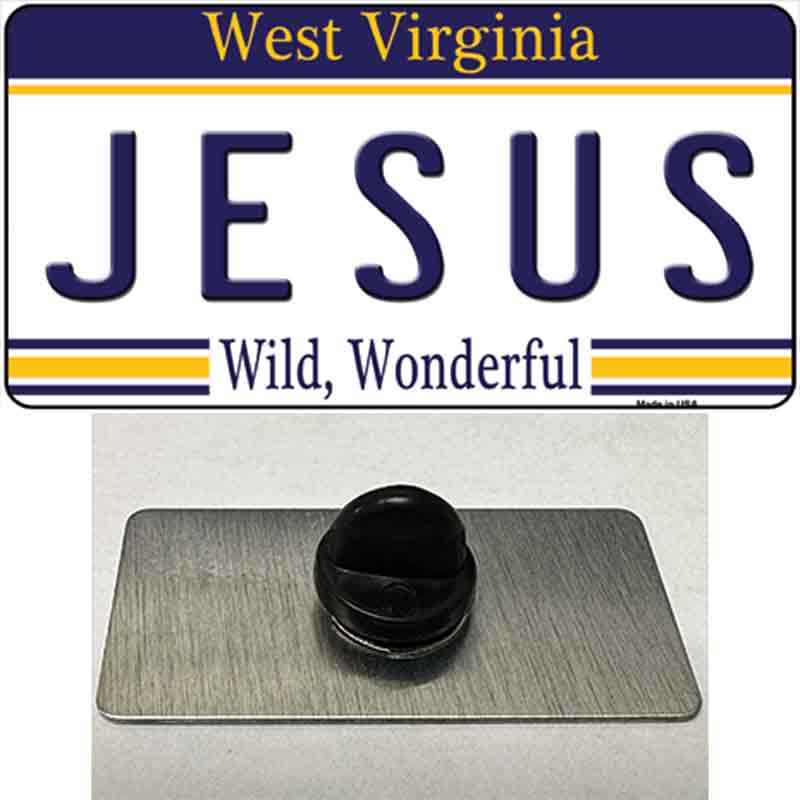 Jesus West Virginia Novelty Metal Hat Pin