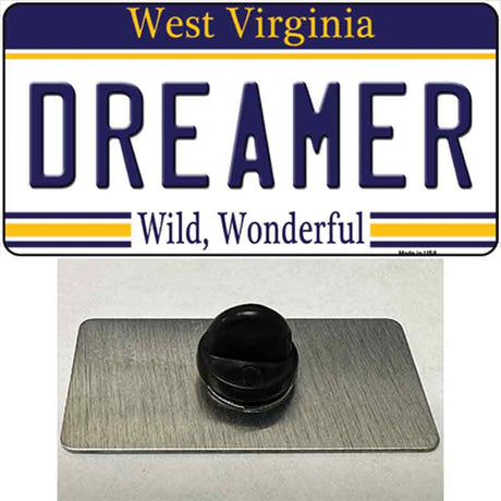 Dreamer West Virginia Novelty Metal Hat Pin