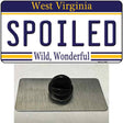 Spoiled West Virginia Novelty Metal Hat Pin