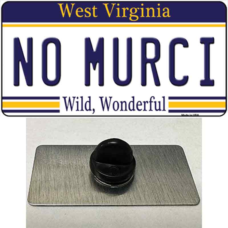 No Murci West Virginia Novelty Metal Hat Pin