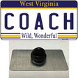 Coach West Virginia Novelty Metal Hat Pin