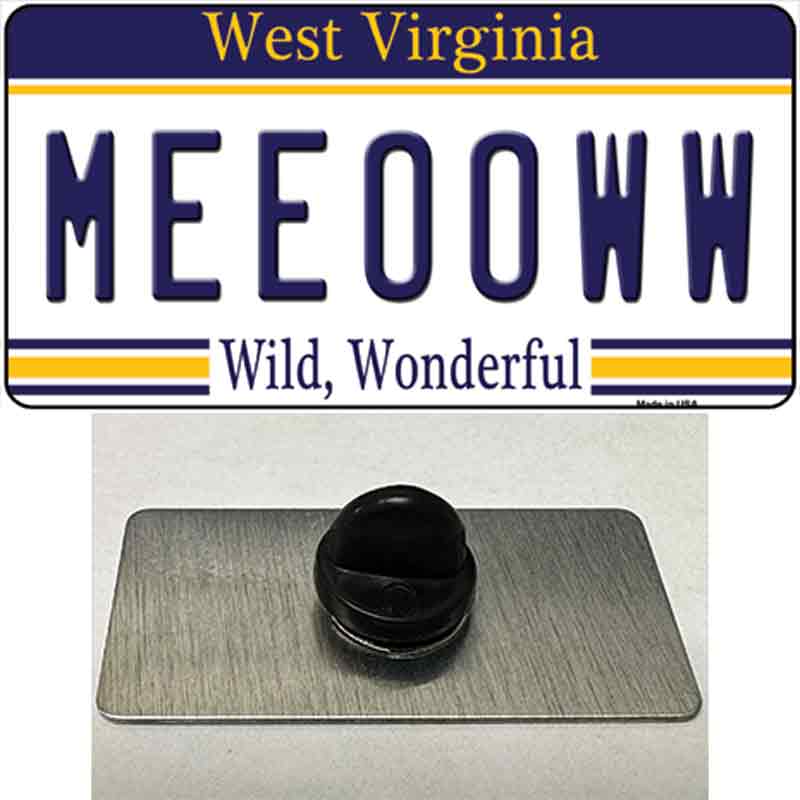 Meeooww West Virginia Novelty Metal Hat Pin