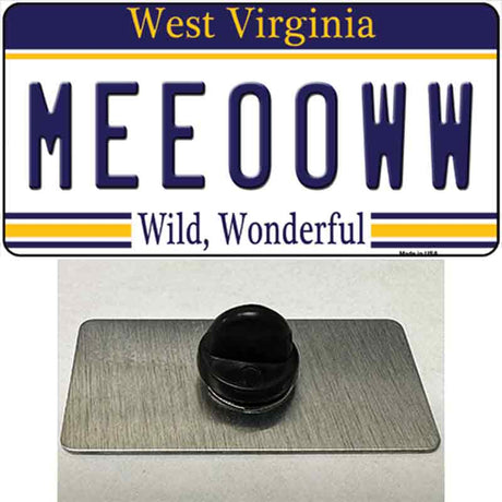 Meeooww West Virginia Novelty Metal Hat Pin