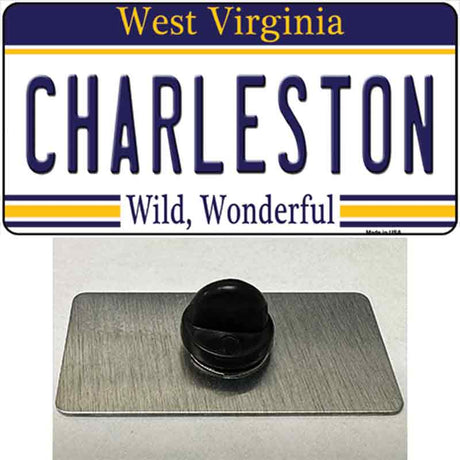 Charleston West Virginia Novelty Metal Hat Pin