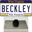 Beckley West Virginia Novelty Metal Hat Pin