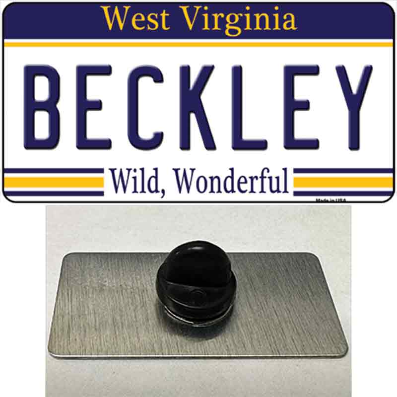 Beckley West Virginia Novelty Metal Hat Pin