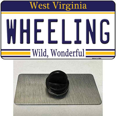 Wheeling West Virginia Novelty Metal Hat Pin