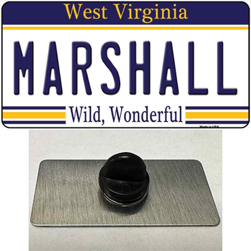 Marshall West Virginia Novelty Metal Hat Pin