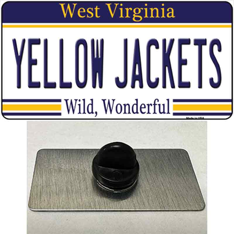 Yellow Jackets West Virginia Novelty Metal Hat Pin