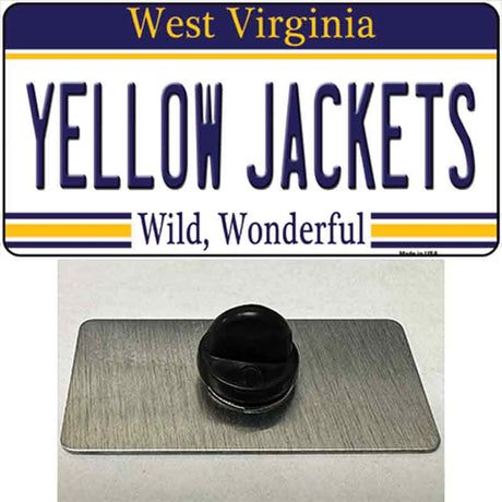 Yellow Jackets West Virginia Novelty Metal Hat Pin