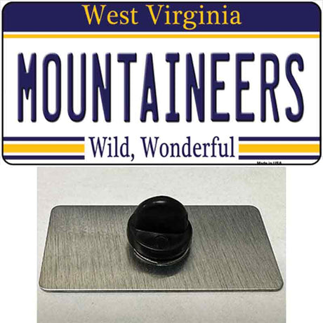 Mountaineers West Virginia Novelty Metal Hat Pin