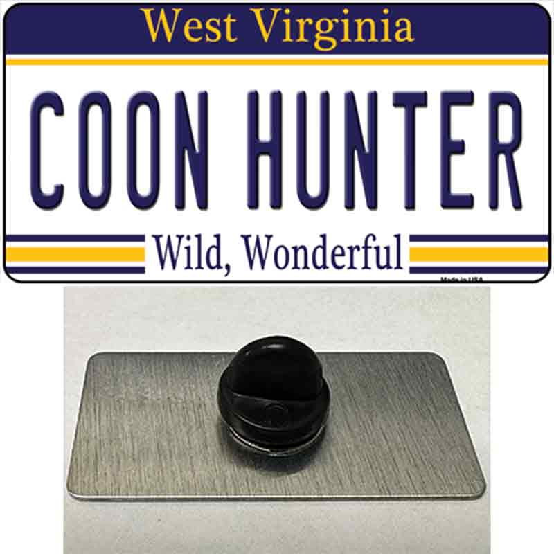 Coon Hunter West Virginia Novelty Metal Hat Pin