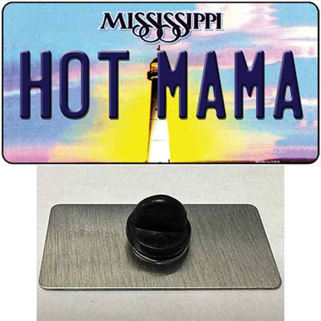 Hot Mama Mississippi Novelty Metal Hat Pin