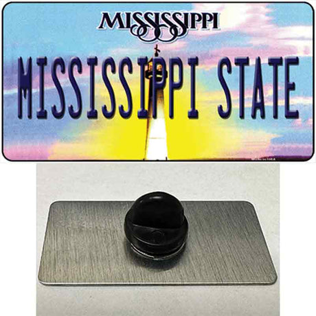 Mississippi State Novelty Metal Hat Pin