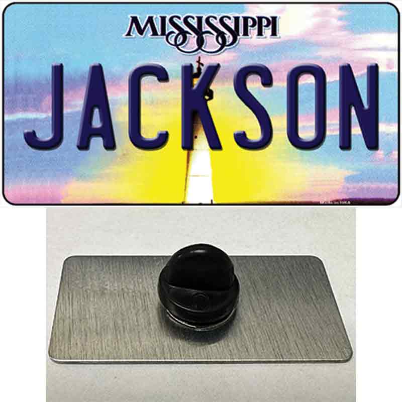 Jackson Mississippi Novelty Metal Hat Pin