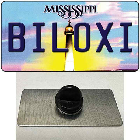 Biloxi Mississippi Novelty Metal Hat Pin