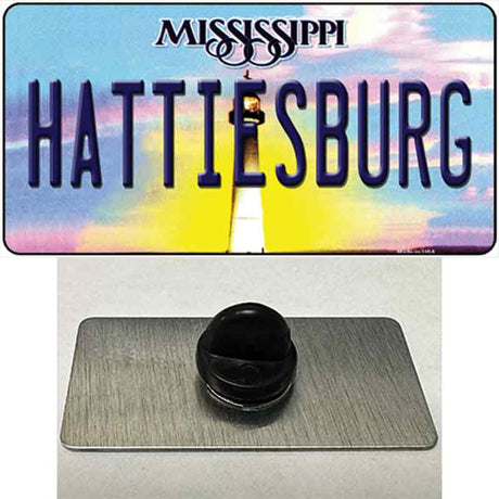 Hattiesburg Mississippi Novelty Metal Hat Pin