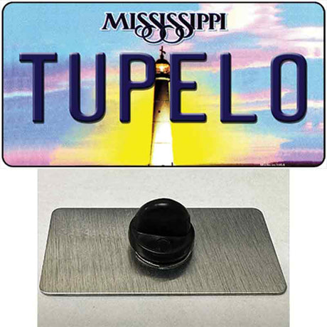 Tupelo Mississippi Novelty Metal Hat Pin