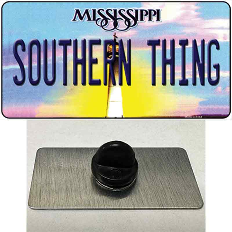 Southern Thing Mississippi Novelty Metal Hat Pin