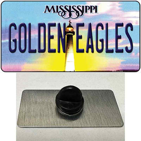 Golden Eagles Mississippi Novelty Metal Hat Pin