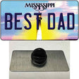 Best Dad Mississippi Novelty Metal Hat Pin