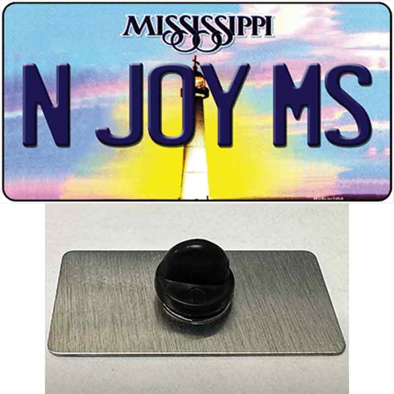 N Joy Mississippi Novelty Metal Hat Pin