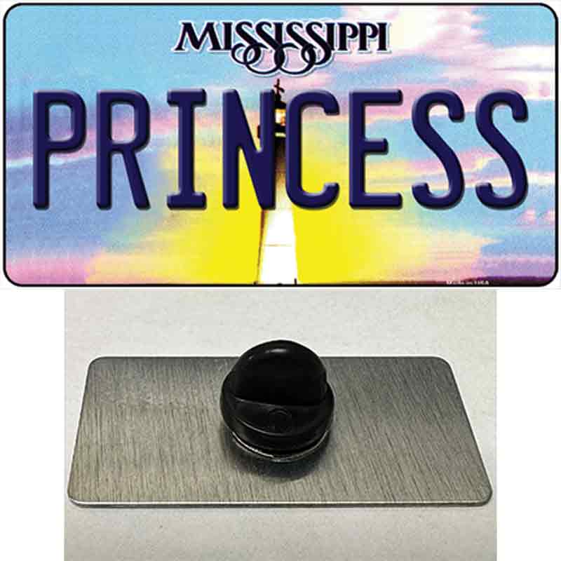 Princess Mississippi Novelty Metal Hat Pin