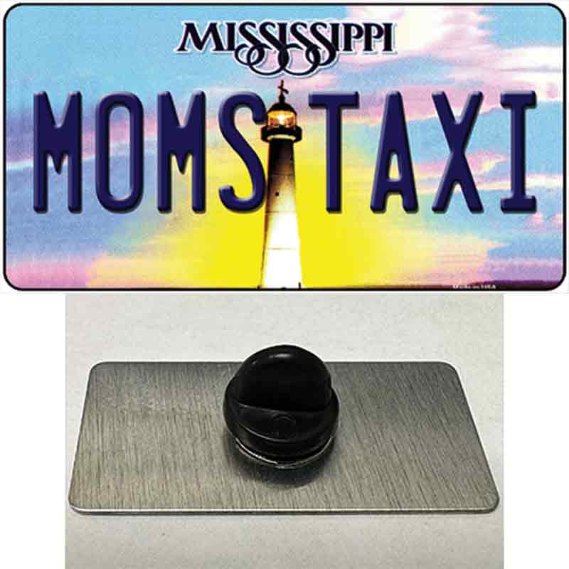 Moms Taxi Mississippi Novelty Metal Hat Pin