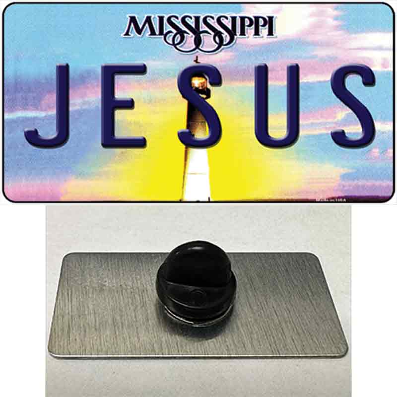 Jesus Mississippi Novelty Metal Hat Pin