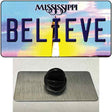 Believe Mississippi Novelty Metal Hat Pin